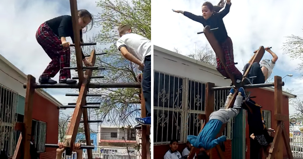 El vídeo de unos niños mexicanos en una cruz giratoria que ha despertado el interés de muchas personas