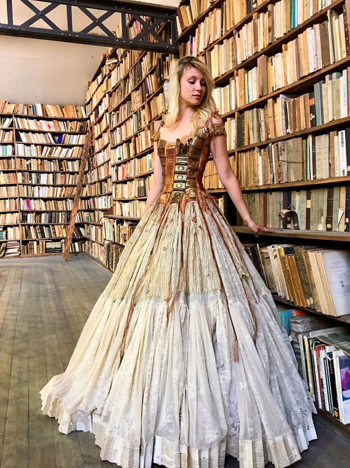 Impresionantes los vestidos que ha creado la diseñadora francesa Sylvie Facon