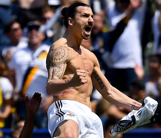 Golazo de Zlatan Ibrahimovic en su debut con Los Ángeles Galaxy