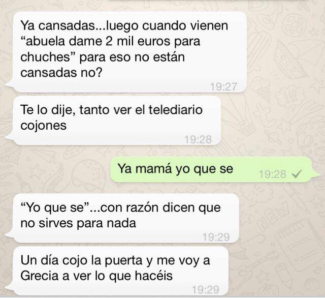Historia de España: Chat de WhatsApp entre doña Sofía y Felipe tras el Queengate