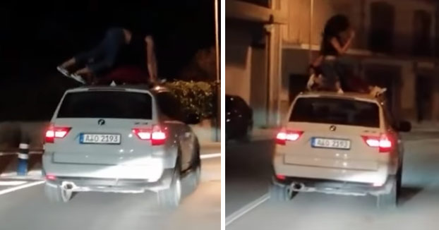 Identificadas las chicas que aparecen en un vídeo bailando encima de un coche en marcha en Jávea