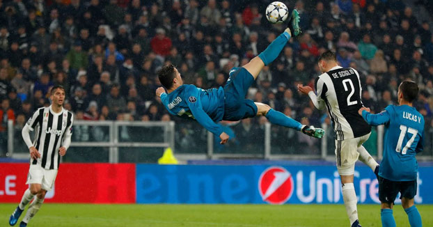 Espectacular gol de Cristiano Ronaldo de chilena ante la Juventus