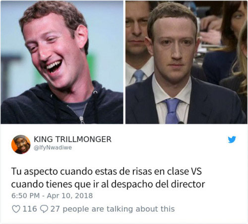 Los mejores memes sobre la comparecendia de Mark Zuckerberg en el Senado