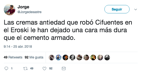 Los mejores memes y bromas sobre el robo de cremas de Cristina Cifuentes