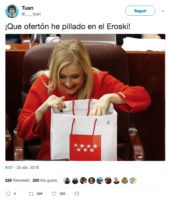 Los mejores memes y bromas sobre el robo de cremas de Cristina Cifuentes