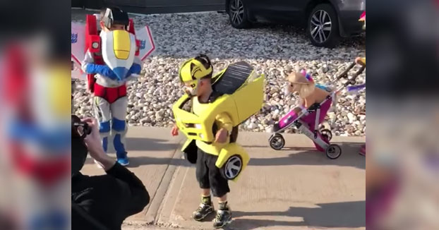 Adorables cosplays de Transformers