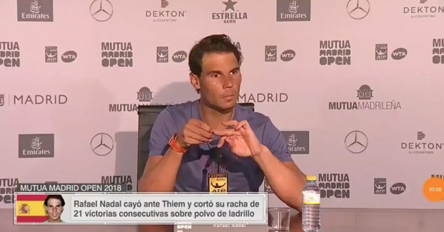 La respuesta de Rafa Nadal cuando un periodista le pregunta cómo va a ir a Roma