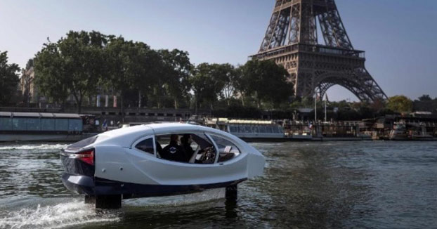El “Sea Bubble”, un taxi acuático para atravesar París