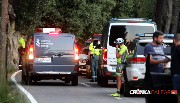 Fallece un ciclista tras chocar con una cabra y caer por un precipicio de 20 metros en Mallorca