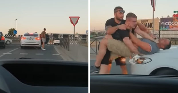 Detenidos cuatro turistas ingleses después de una pelea en una rotonda de Ibiza