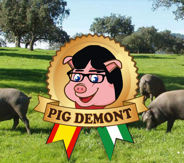 Puigdemont denuncia a la empresa andaluza de jamones 'Pig Demont'