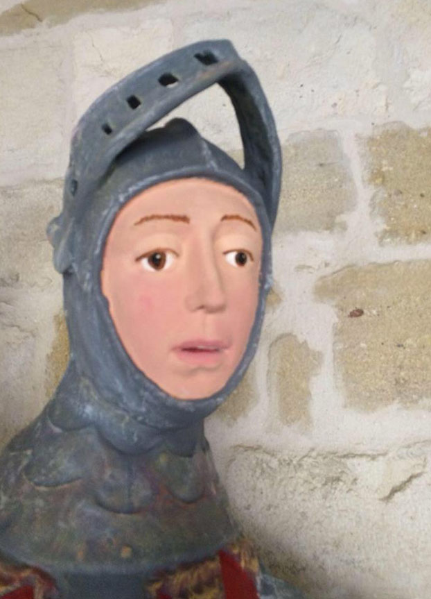 Ya hay nuevo Ecce Homo: La restauración del San Jorge de Estella que enfurece a los expertos