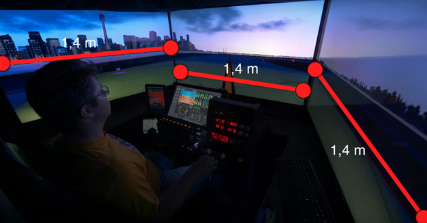 X-Plane 11, el primer sistema profesional de simulación de vuelo con 12K de resolución