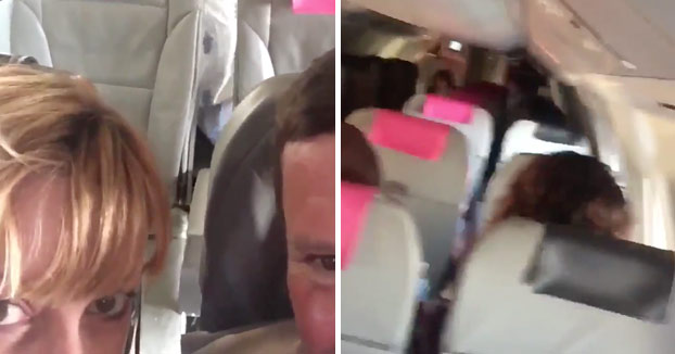 Turbulencias en el avión de camino a México