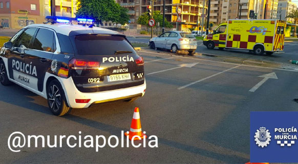 Se estrella con su coche en Murcia y se pone a hacer flexiones para intentar no dar positivo