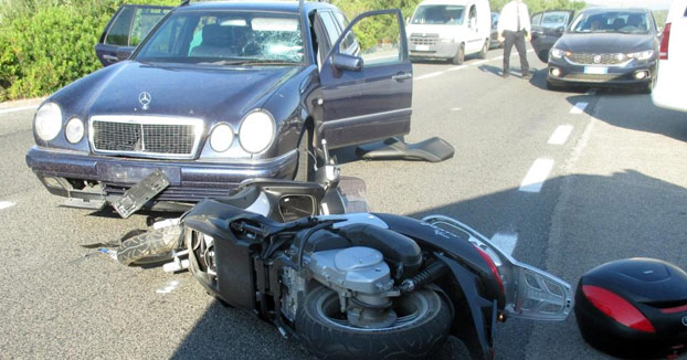 Vídeo del accidente en moto de George Clooney en Cerdeña