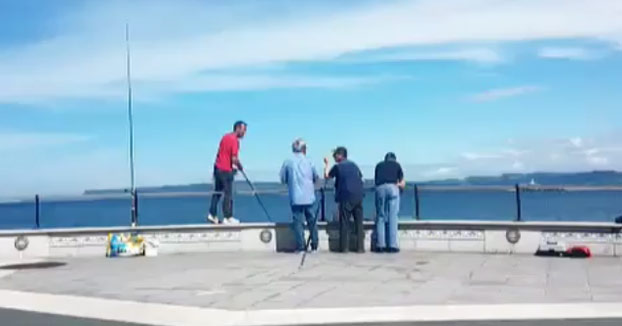 El Caranchoa de Santander. Pescar en Cantabria es deporte de riesgo