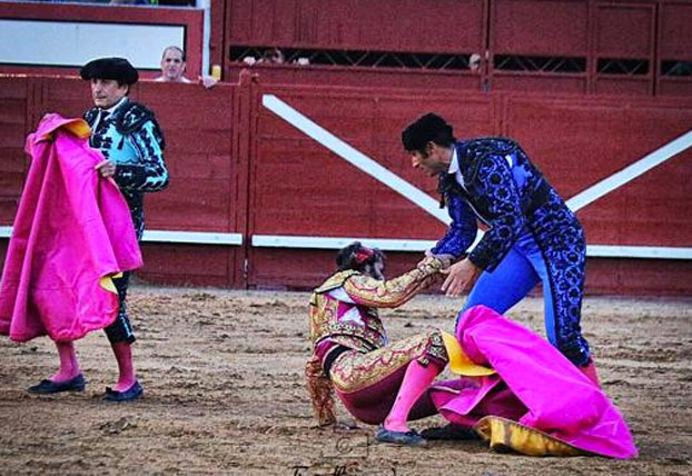 Un toro arranca parte del cuero cabelludo a Juan José Padilla durante su corrida en Arévalo [Vídeo]