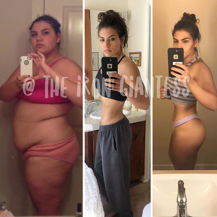 Esta chica pesaba 176 kilos y esta es su transformación después de 3 años de ejercicio