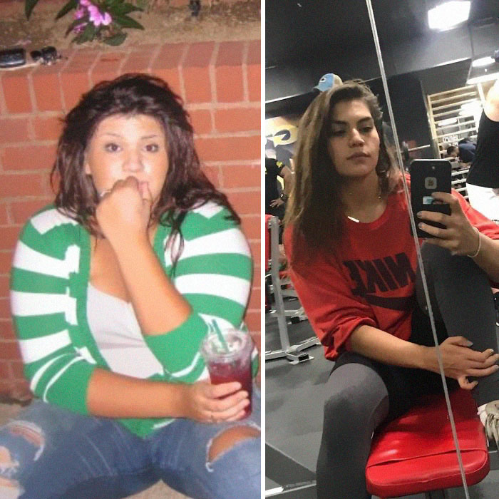Esta chica pesaba 176 kilos y esta es su transformación después de 3 años de ejercicio