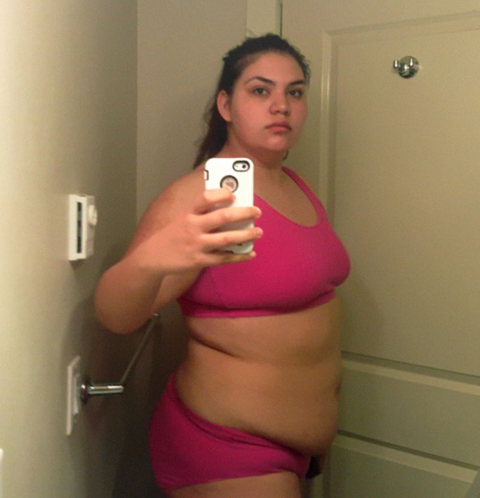 Esta chica pesaba 176 kilos y esta es su transformación después de 3 años de ejercicio
