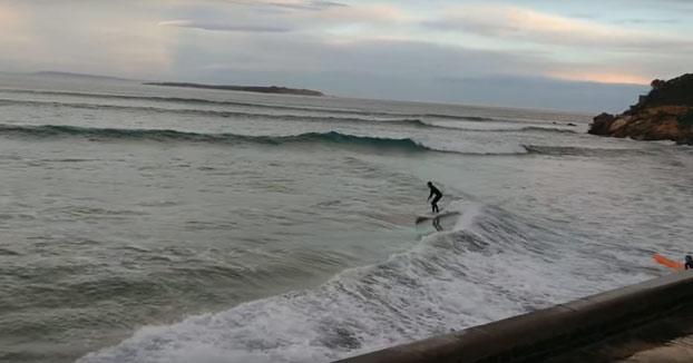 Surfistas adaptándose al medio