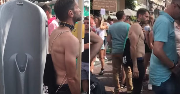 WTF!: Vio que este hombre estaba haciendo algo raro durante el festival y continuó grabándolo