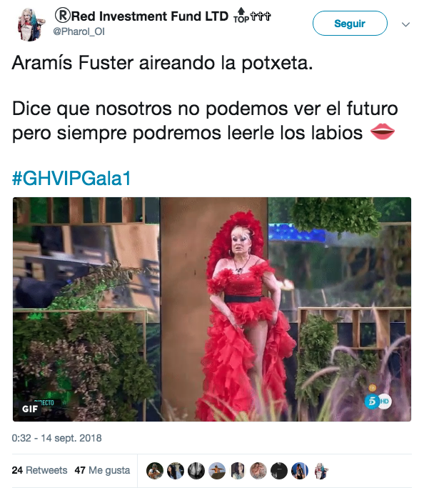 Aramís Fuster entra en la casa de GH VIP enseñando todo el potorro