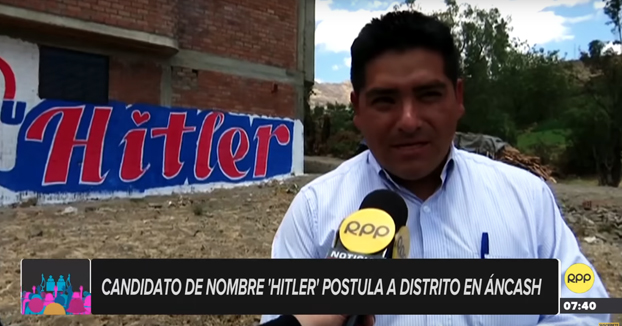 Hitler y Lenin se enfrentan en unas elecciones municipales de Perú