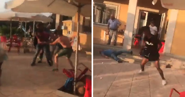 Cuatro personas heridas en una pelea en una piscina cercana a Lugo [Vídeo]