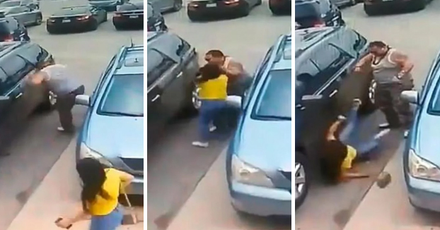 Una mujer le roba el sitio donde iba a aparcar y el incidente acaba en una pelea entre la hija de esta y el hombre