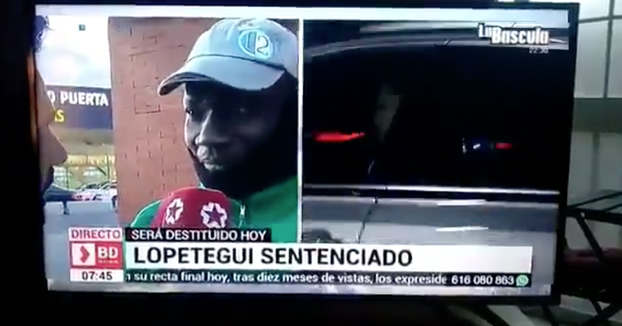 La pregunta de un reportero de Telemadrid a un hombre negro