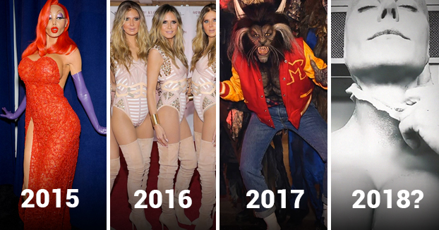 Este año Heidi Klum se convierte en la princesa Fiona de Shrek para su fiesta de Halloween