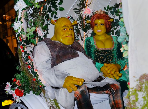 Heidi Klum princesa Fiona de Shrek halloween 2018