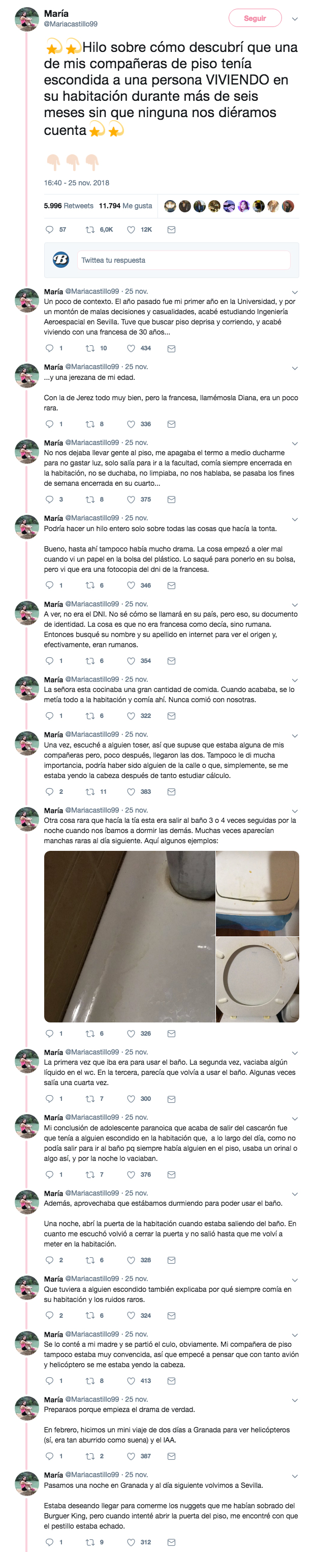 ''Cómo descubrí que una de mis compañeras de piso tenía escondida a una persona viviendo en su habitación durante más de seis meses''