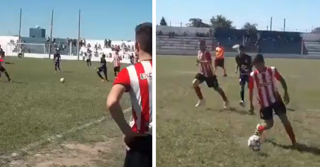 La patada más violenta del año en el fútbol argentino