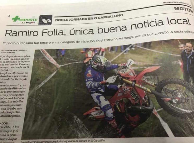 Hay periodistas que son unos cachondos: ''Ramiro Folla, única buena noticia local''