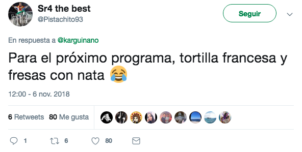 Cachondeo en Twitter con la última receta de Karlos Arguiñano