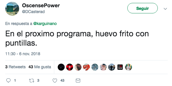 Cachondeo en Twitter con la última receta de Karlos Arguiñano