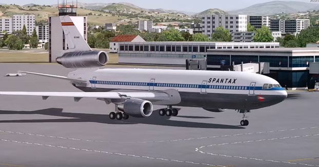 Reconstrucción del accidente del avión DC-10 de Spantax al despegar del aeropuerto de Málaga