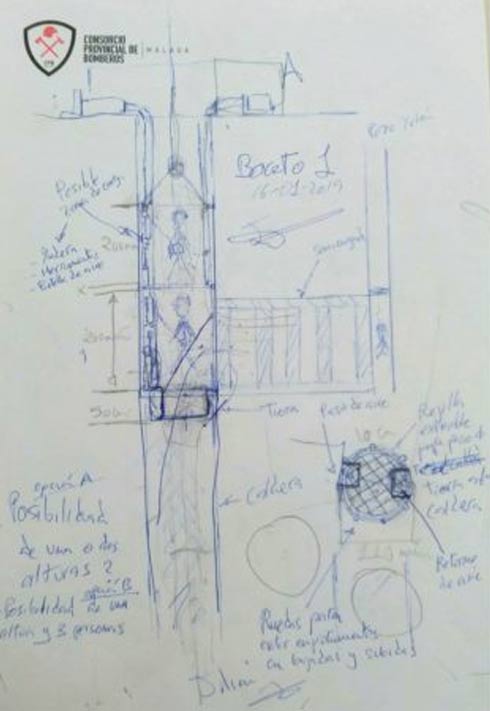 Así es la cápsula-ascensor fabricada para rescatar a Julen, el niño atrapado en el pozo de Totalán
