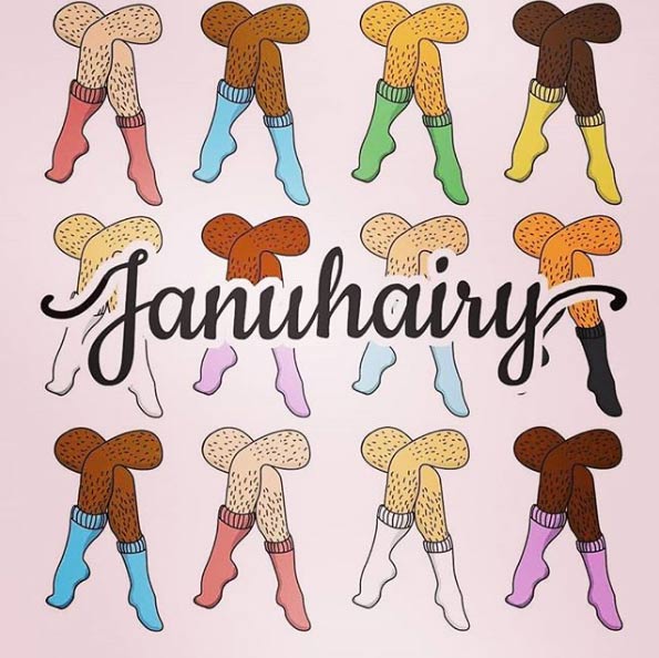 'Januhairy', una campaña que anima a las mujeres a no depilarse durante el mes de enero