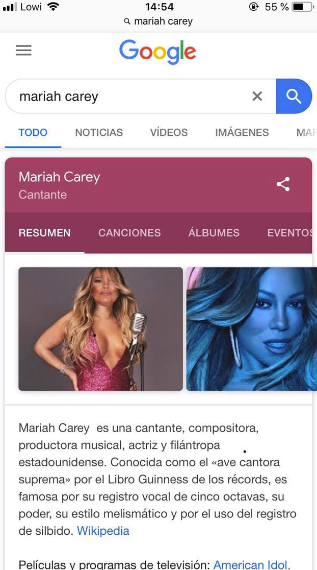 Mariah Carey cara de Terelu