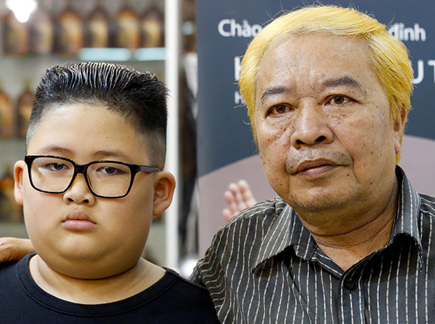 Una peluquería de Vietnam atiende gratis a los clientes que se quieran peinar como Trump o Kim Jong-un