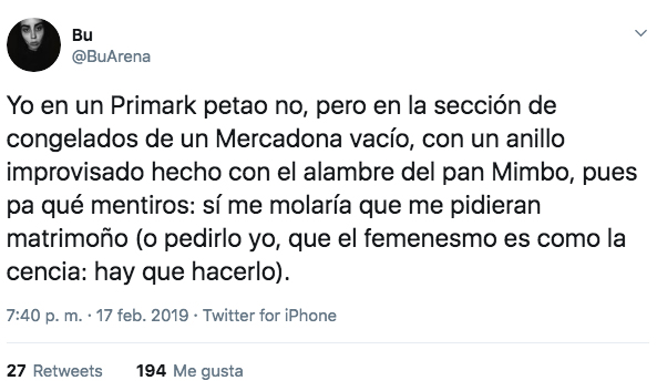 Cachondeo en las redes por una pedida de mano en el Primark de Gran Vía, en Madrid