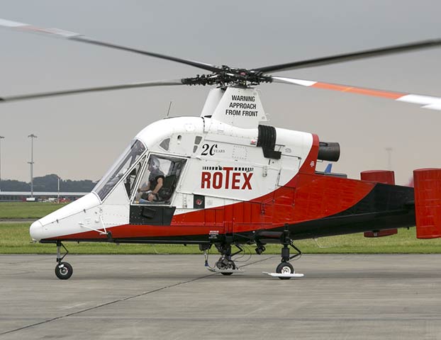 Kaman K-MAX, un helicóptero con rotores entrelazados