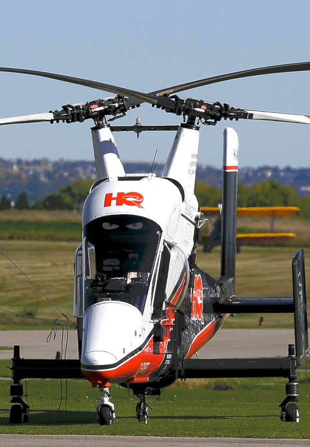 Kaman K-MAX, un helicóptero con rotores entrelazados