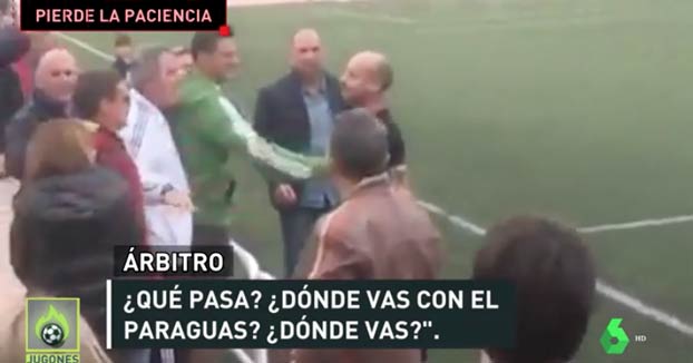 Un árbitro se encara con un padre que no le paró de insultar tras un partido de infantiles: ''¡Te juro que te reviento!''