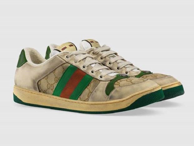 Gucci lanza unas deportivas que dan la impresión de estar sucias y usadas por 690 euros