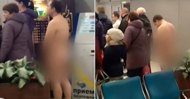 Un hombre intenta coger un vuelo desnudo asegurando que la ropa lo hacía ''menos aerodinámico''